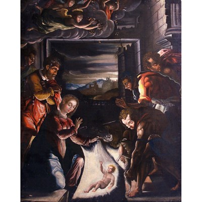 Lot 72 - Northern Italian School 16th Century Adoration...