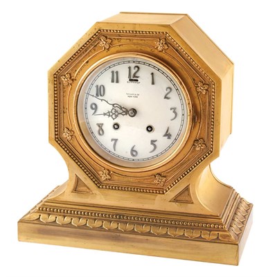 Lot 298 - Tiffany & Co. Art Deco Gilt-Bronze Mantel...