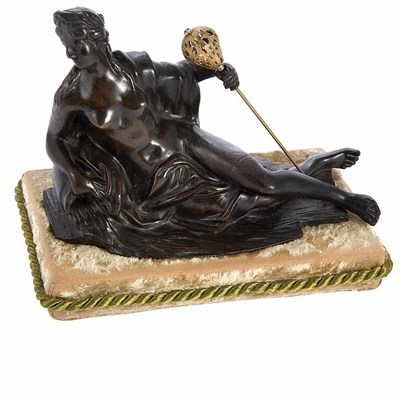 Lot 138 - Continental Bronze Figure of a Classical...