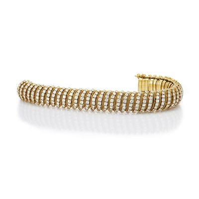Lot 479 - Gold and Diamond Bracelet, Van Cleef & Arpels