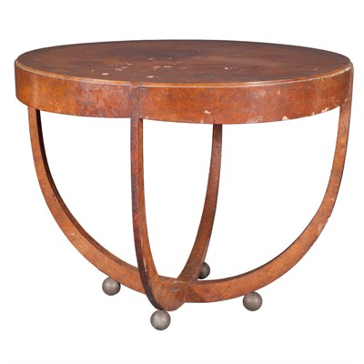 Lot 594 - Art Deco Walnut Center Table Circa 1930 The...