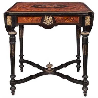 Lot 295 - Napoleon III Gilt-Metal Mounted Part Ebonized...