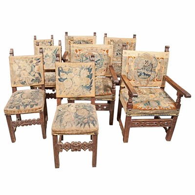 Lot 209 - Assembled Set of Eight Italian Renaissance...