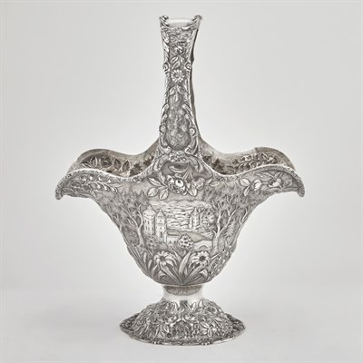 Lot 320 - Sylvan Bros. Sterling Silver Bridal Basket...