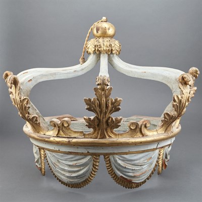 Lot 251 - Neoclassical Style Painted and Parcel Gilt...