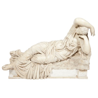 Lot 395 - Continental Statuary Marble Figure of...