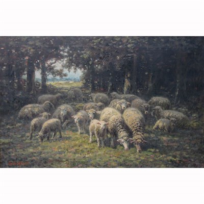 Lot 40 - George Arthur Hays American, 1854-1945 Sheep...