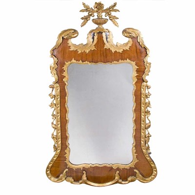 Lot 434 - George II Parcel Gilt Mahogany Mirror Mid 18th...