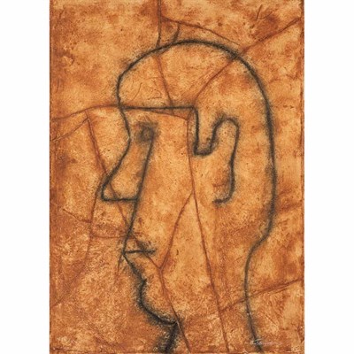 Lot 525 - Rufino Tamayo PERFIL SOBRE ESTUCO (P. 235)...