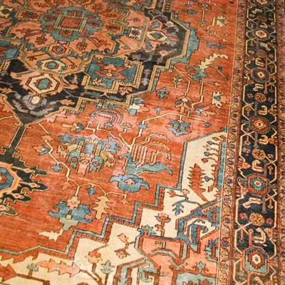 Lot 299 - Heriz Carpet Northwest Persia, late 19th...