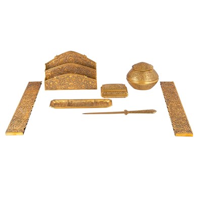 Lot 480 - Marshal Field & Co. Craft Shop Gilt-Bronze...