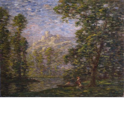 Lot 65 - French School 20th Century Chateau Gaillard,...