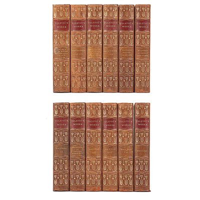 Lot 319 - [FINE BINDING] TOLSTOI, LEO. Works. Thomas...