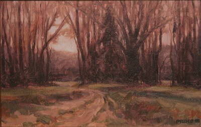 Lot 46 - Rick Piloco American, b. 1964 Road Between...