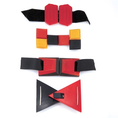 Lot 66 - Four Bakelite and Celluloid Belt Buckles