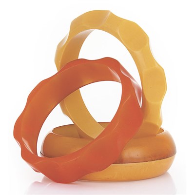 Lot 5 - Three Bakelite Bangle Bracelets