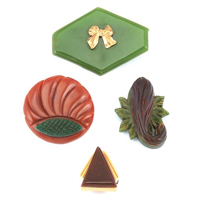 Lot 68 - Four Bakelite Brooches