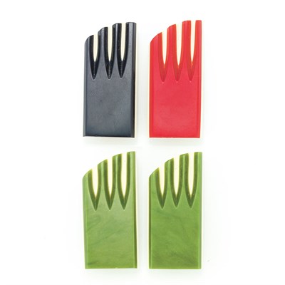 Lot 70 - Two Pairs of Layered Acrylic Clips