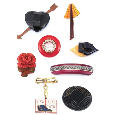 Lot 60 - Group of Bakelite and Celluloid Fragments