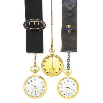 Lot 138 - Three Gentleman's Open Face Pocketwatches
