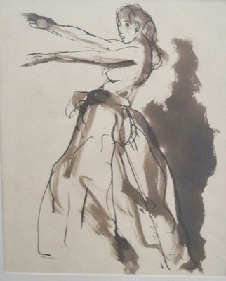 Lot 69 - Robert Henri American, 1865-1929 Dancer, Half...