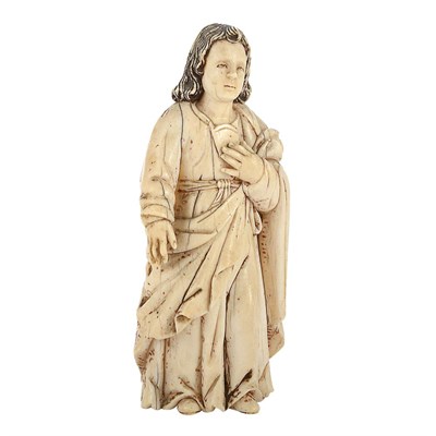 Lot 154 - Continental Ivory Figure of a Monk 18th/19th...