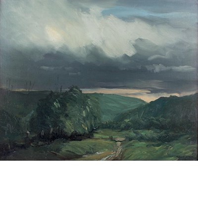 Lot 160B - Robert Henri American, 1865-1929 Storm Weather...