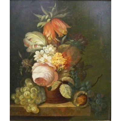 Lot 104 - Dutch School 19th Century Floral Still Life...