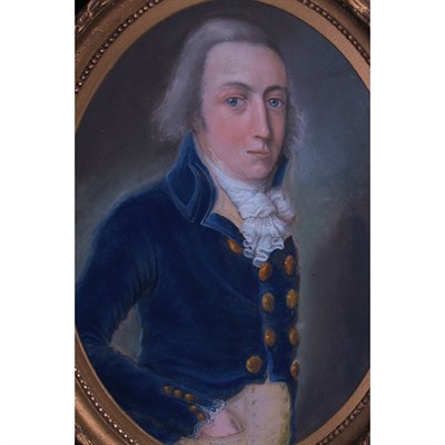 Lot 50 - Dutch School 18th Century Portraits of Men in...