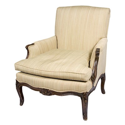 Lot 147 - Louis XV Style Walnut Bergere