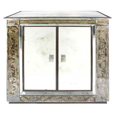 Lot 318 - Art Deco Style Mirrored Cabinet Height 39...