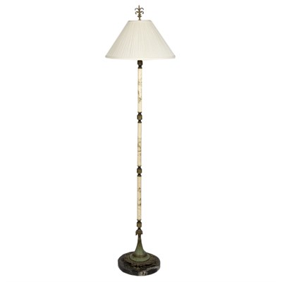 Lot 402 - Regency Style Carved Ivory Floor Lamp Height...