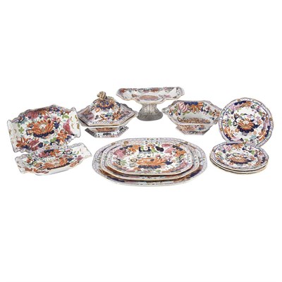 Lot 561 - Assembled Masons Ironstone Partial Dinner...