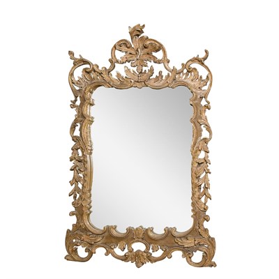 Lot 101 - Rococo Style Carved and Parcel Gilt Wood...