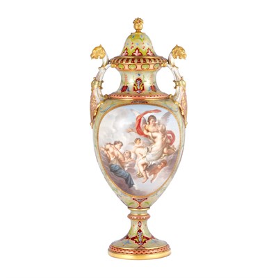Lot 130 - Meissen Gilt and Polychrome Decorated...