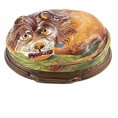 Lot 406 - Two English Enamel Patch Boxes Late 18th...