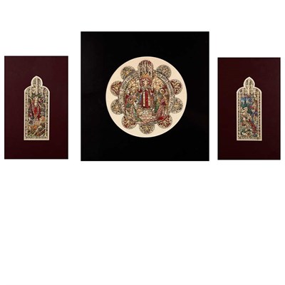 Lot 455 - Group of Framed Original Watercolor Designs...