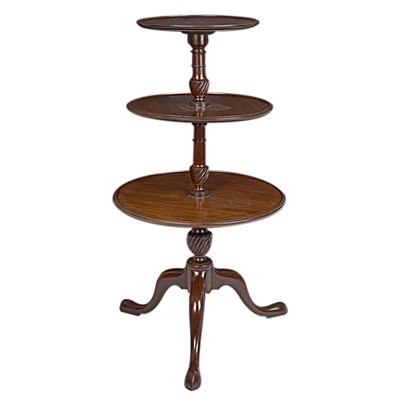 Lot 541 - George III Mahogany Dumbwaiter Late 18th...
