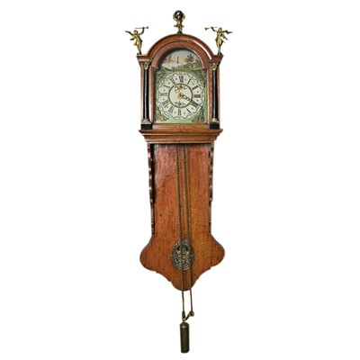 Lot 164 - Dutch Oak Wall Clock 19th Century Height 39...