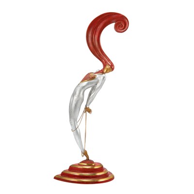 Lot 277 - Art Deco Style Cold Painted Bronze Figure of a...