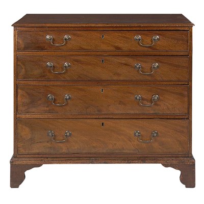 Lot 487 - George III Mahogany Chest of Drawers Late 18th...