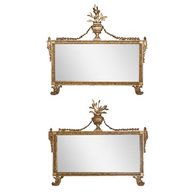 Lot 90 - Pair of Neoclassical Style Gilt-Wood...
