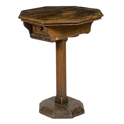 Lot 86 - Provincial Oak Work Table Height 28 inches,...