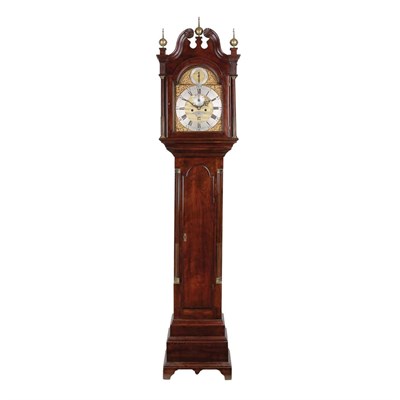 Lot 435 - George III Beech and Walnut Tall Case Clock...