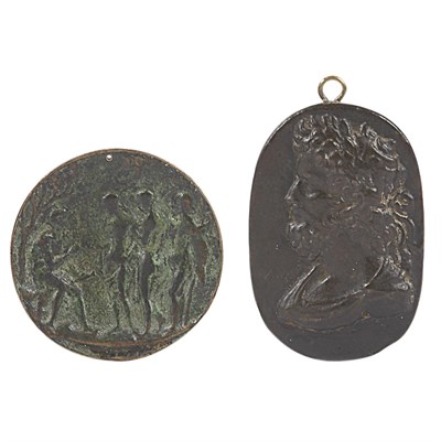 Lot 160 - Two Continental Bronze Plaques 16th/17th...
