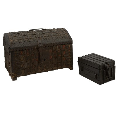 Lot 164 - Continental Renaissance Style Iron Bound...