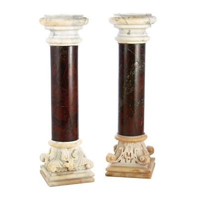 Lot 354 - Pair of Italian Neoclassical Style Jasper and...