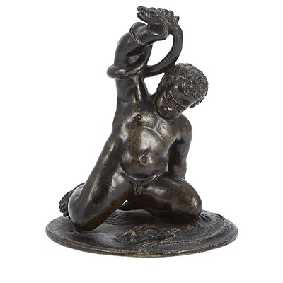 Lot 137 - Italian Bronze Figure of Young Hercules...