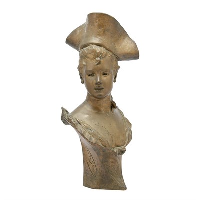 Lot 139 - Bronze Bust of Theresa After a model by...
