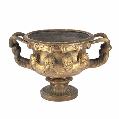 Lot 571 - Neoclassical Style Gilt-Bronze Warwick Vase...